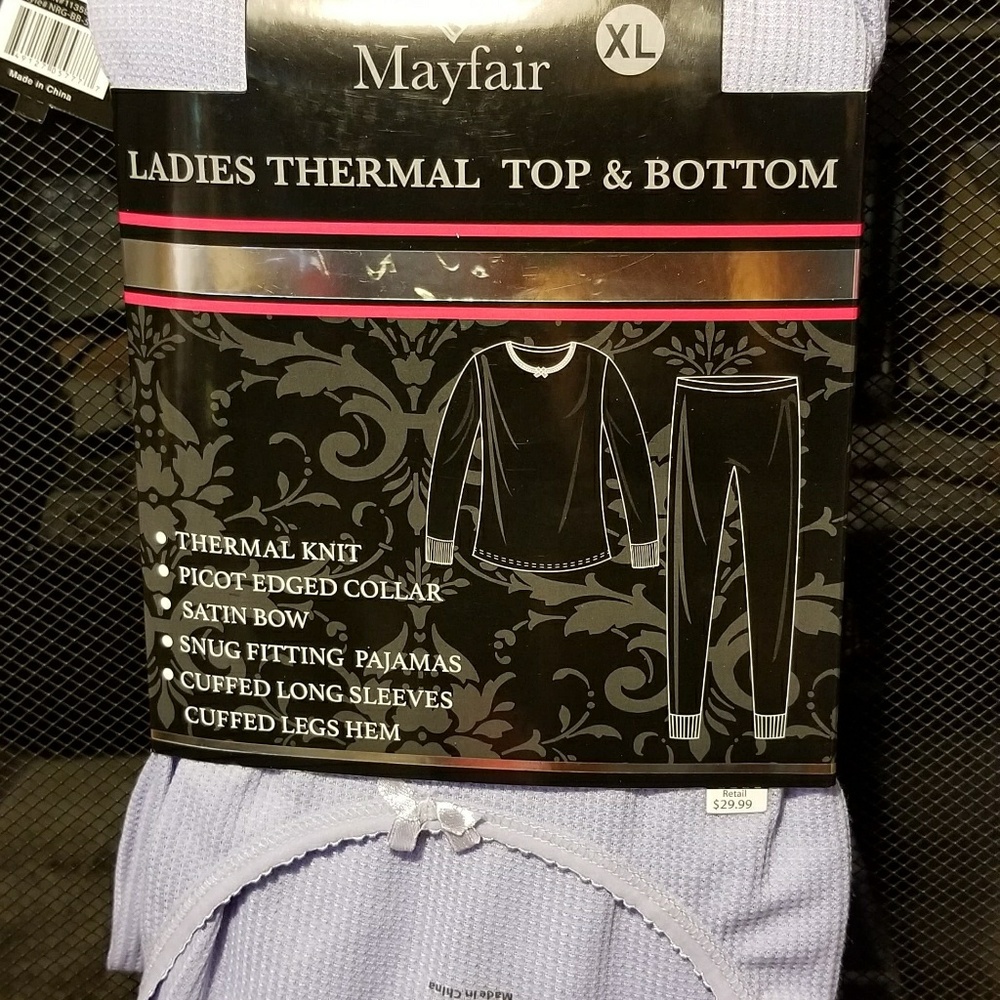 NWT Thermal top and bottom set